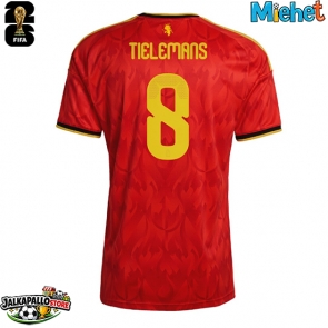 Belgia Youri Tielemans #8 Kotipaita MM-kisat 2026 Lyhythihainen